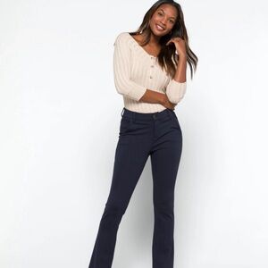 ONE5ONE
Ensley High Rise Long Inseam Ponte Bootcut Trouser